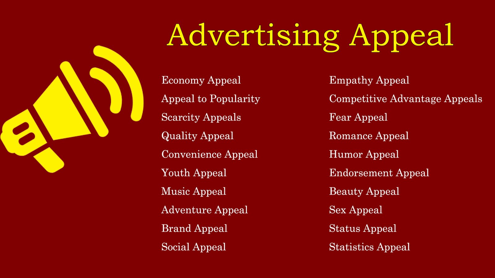 advertising appeal